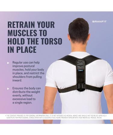 Posture Corrector for Men & Women | Shoulder & Back Brace for Upper Back & Neck Pain Relief | Breathable Design - Buy Online on GoSupps.com