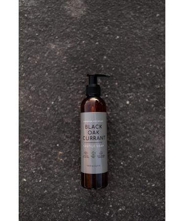 Organic Black Oak Currant Castile Soap - Vegan Cruelty-Free with Sunflower & Coconut Oils - International Shipping Available - Buy Online on GoSupps.com