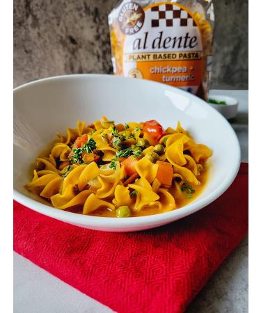 Al Dente Chickpea + Turmeric Plant-Based Pasta 8 oz (Pack of 6) - Gluten-Free & Vegan-Friendly - Buy Online on GoSupps.com