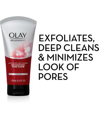 Olay Daily Facials 5-In-One Hydrating Cleansing Cloths with Grapeseed Extract 66 Count & Regenerist Micro-Sculpting Scrub Facial Cleanser Face Wash 150 ml - Buy Online on GoSupps.com