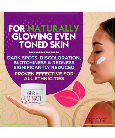 Protege Beauty Luminate Skin Brightening Cream | Bleaching Cream for Face, Body & Intimate Areas | Dark Spot & Bikini Area Brightening | For All Skin Types | 2oz - Buy Online on GoSupps.com