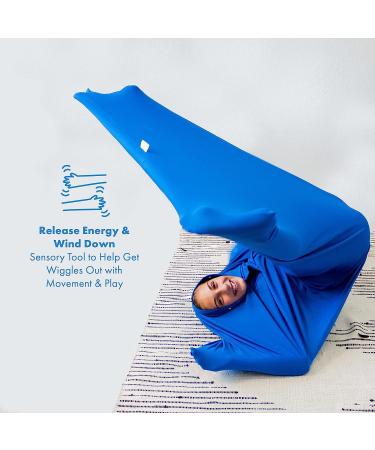 Harkla Sensory Body Sock for Kids - Medium 48x27 | Full Body Sock for Autism & ADHD | Sensory Sack for Calming Kids & Adults - Pack of 1 - Buy Online on GoSupps.com