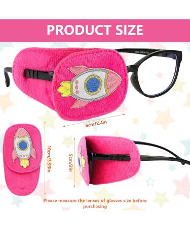 2 Piece Reusable Eye Patches for Kids with Glasses - Treating Lazy Eye & Strabismus - Soft Amblyopia Eye Patch for Girls and Boys - Buy Online on GoSupps.com