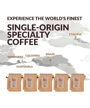 Gourmet Birthday Coffee Gift Set - 10 Finest Single Estate Specialty & Organic Coffees for Men & Women | Hamper Style Letterbox Gift Idea - Buy Online on GoSupps.com
