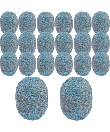 Steel Wool Scrubber 20 PCS Reusable Wire Wool Soap Pads Absorbent Pre-Soaped Scouring Pad for Household Cleaning Kitchen Dishes & Metal Grills Blue - Buy Online on GoSupps.com