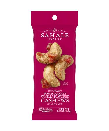 Sahale Snacks Pomegranate Vanilla Flavored Cashews Glazed Mix, 1.5 Ounce (Pack of 9) Pomegranate Vanilla Cashews 1.5 Ounce (Pack of 9)