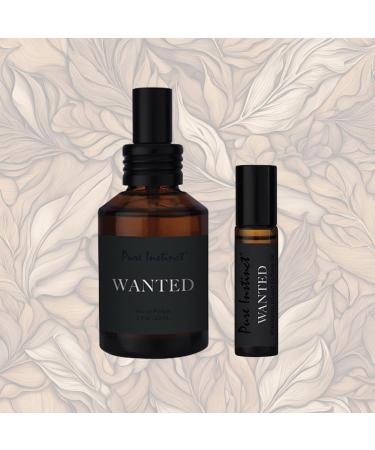 Men's Pheromone Perfume Set - Bold Scent & Enhanced Attraction - Perfume & Roll-On Oil - Gifts for Him (Wanted) - Buy Online on GoSupps.com