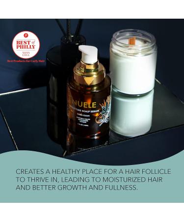 Nuele Nighttime Scalp Serum | Organic Detox for Fuller Healthier Hair | Soothing Treatment - 1 Fl Oz - Buy Online on GoSupps.com