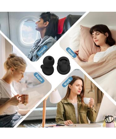 Premium Silicone Ear Plugs for Sleeping - 33dB Noise Reduction Reusable & Comfortable 8 Size Tips for Snoring & Noise Sensitivity - Buy Online on GoSupps.com