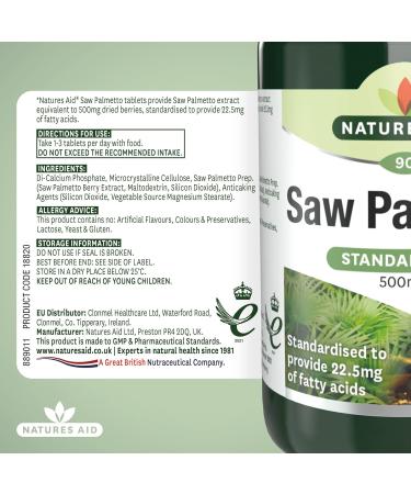 Saw Palmetto 90 x 500mg - Buy Online on GoSupps.com