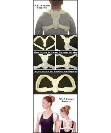 Buy Medium Posture Support Shoulder Brace | Best International Shipping for Pain Relief & Comfort - Buy Online on GoSupps.com