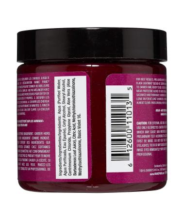 MANIC PANIC Fuschia Shock Dark Pink Hair Dye - Vegan Semi Permanent Fuchsia Hair Color (4oz) - Buy Online on GoSupps.com