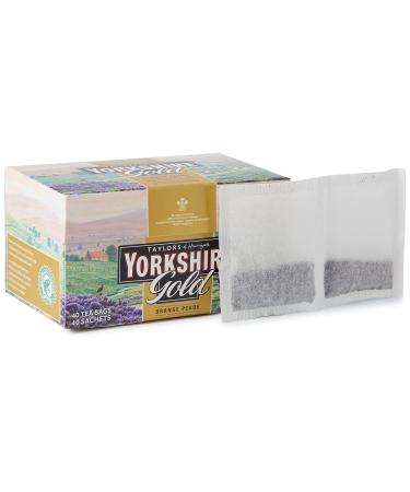 Taylors of Harrogate Yorkshire Gold, 40 Teabags Yorkshire Gold 40 Count (Pack of 1)