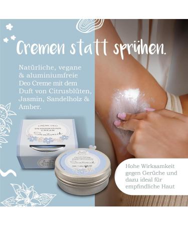 BATEFEE Vegan Deo Cream 50ml - Aluminum-Free Shea Butter & Coconut Care for Sensitive Armpits - 24H Protection with Jasmine & Citrus Fragrance - Buy Online on GoSupps.com