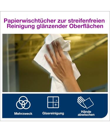 Tork 610133 Multi-Purpose Paper Wiper for M1 Mini Donor System | 1-Layer Stable White Paper | 3 x 120m Advanced Single Rolls - International Shipping Available - Buy Online on GoSupps.com