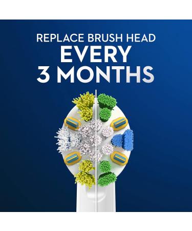 Oral-B CrossAction Electric Toothbrush Replacement Brush Heads - Pack of 5 - Buy Online on GoSupps.com