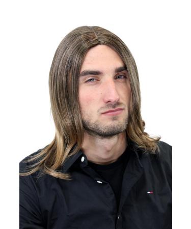 Buy WIG ME UP GFW891-2T19 Mens Wig - Long Youthful Brown with Light Brown Bleached Tips | Middle Parting | International Shipping Available - Buy Online on GoSupps.com