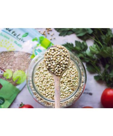 Organic Buckwheat Groats 5 Pounds - Hulled Non-GMO Kosher Raw Vegan Sirtfood Bulk - Buy Online on GoSupps.com