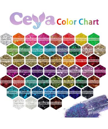Ceya Chunky Glitter 140g Vibrant Pink Powder for Nail Art, Hair, Epoxy Resin, Tumblers & More - Buy Online on GoSupps.com
