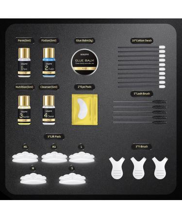 Lash Lift & Brow Lamination Kit | Professional 2 IN 1 Eyelash & Eyebrow Perm Kit for Salon & Home Use - Lasts 4-6 Weeks - Buy Online on GoSupps.com