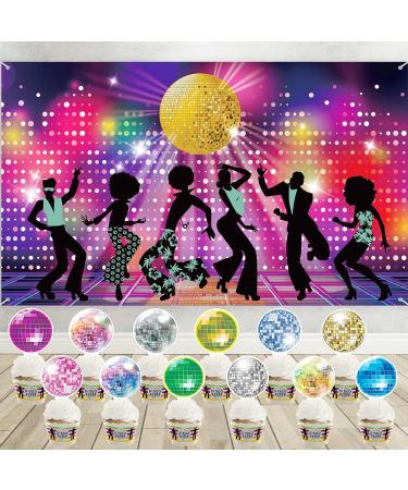 CLLRYBO 24-Piece Disco Cupcake Toppers - Perfect Party & Wedding Decorations - Buy Online on GoSupps.com