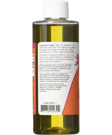 Now Foods 80% Mixed Tocopherols E Liquid - 4 oz Liquid (Pack of 1) - Buy Online on GoSupps.com