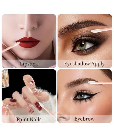 50 Pcs Disposable Lip Wands Applicator | Premium Lipstick & Eye Shadow Brush Tool for Women - Light Pink - Buy Online on GoSupps.com