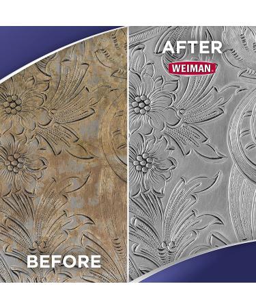 Weiman Silver Cleaner and Polish - 8 oz with Polishing Cloth | Ammonia-Free for Jewelry, Sterling Silver, Antique Silver, Gold, Brass, Copper, Aluminum - Buy Online on GoSupps.com