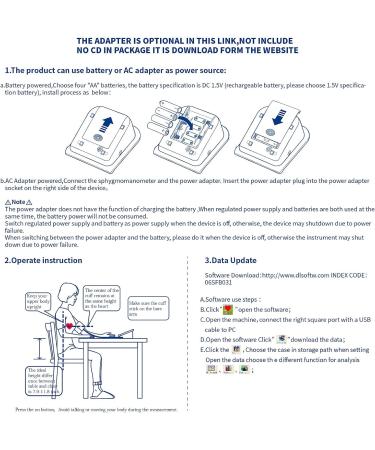 Buy Fully Automatic Upper Arm Blood Pressure Monitor - 3 Modes 4 Cuffs Adapter-Free Sphygmomanometer for Accurate Readings - International Shipping Available - Buy Online on GoSupps.com