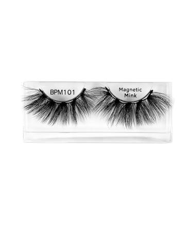 BlackPink Mink 5D Magnetic Lashes Liner-Lash 2 Step Simple Lover Fluffy Lash Fluffy Reusable Light Weight False Lashes Fake Eye Lash (BPM101)