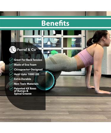 ENERGY FLOW Back Roller: Deep Tissue Massage & Spine Cracker for Back Pain Relief and Improved Flexibility - Buy Online on GoSupps.com