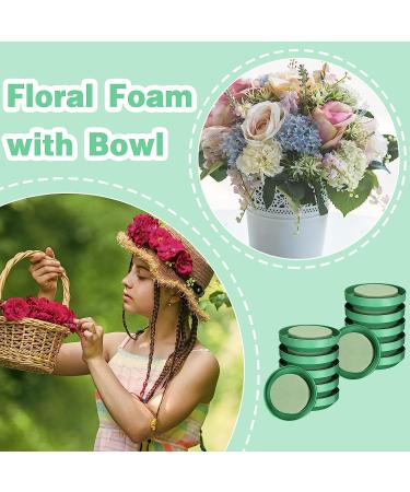 Perthlin 12-Piece DIY Flower Foam Kit | 6.5 Large Round Floral Foam Blocks | Wedding & Party Flower Arranging Supplies - Buy Online on GoSupps.com