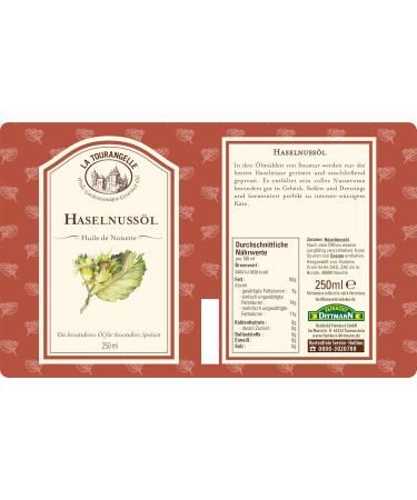 La Tourangelle Hazelnut Oil - Intense Roasted Hazelnut Flavor | 250 ml - Premium Quality & International Shipping - Buy Online on GoSupps.com