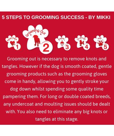 Mikki Dog Cat Grooming Comb - Matt and Tangle Remover for Medium/Large Pets - Buy Online on GoSupps.com