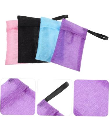 CANIGHT 4pcs Soap Bag Soap Net Soap Pouch for Bar Soap Shampoo Bar Pouch Soap Pouch for Shower Nylon - Buy Online on GoSupps.com