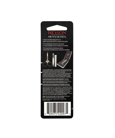 Revlon Men's Series High Precision Tweezer for Eyebrow Hair Removal - 60% Larger Grip Stainless Steel (Pack of 1) - Buy Online on GoSupps.com