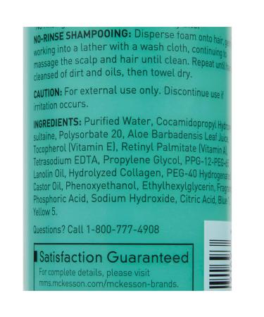 Buy McKesson Foam Cleanser with Aloe | Rinse-Free Vitamin A & E | Cucumber Melon Scented | 9 oz 12 Count - International Shipping Available - Buy Online on GoSupps.com