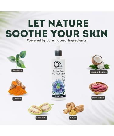 Ola Tropical Apothecary Passion Fruit Body Lotion with Pure Tropical Oils and Plant Extracts - 8.45 Fl Oz - Buy Online on GoSupps.com