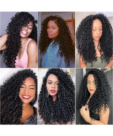 18 Synthetic Deep Twist Crochet Hair Extensions - 5 Packs Natural Black Deep Wave Bohemian Crochet Braids - 18 Inch - Buy Online on GoSupps.com