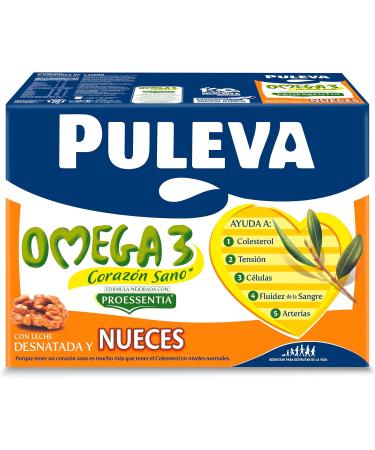  Puleva Puleva Omega 3 with nuts. Pack of 6 x 1 l - Buy Online on GoSupps.com
