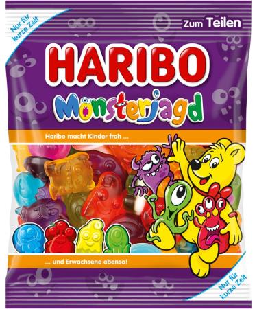  HARIBO Haribo Monster Hunting Fruit Gum with Frothing Sugar (175g Pack) - Buy Online on GoSupps.com