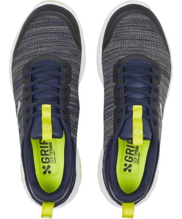 PUMA Men's Fusion Pro Golf Shoe - 46.5 EU | Navy & Silver Lime | International Shipping Available - Buy Online on GoSupps.com