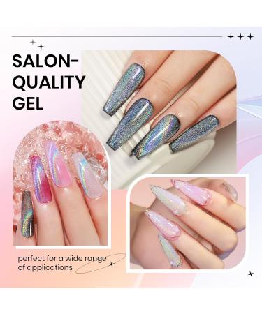 SUPWEE Rainbow Cat Eye Gel Nail Polish 15ML Holographic Glitter 9D Cat Eye Gel Soak Off UV Gel with Magnetic Stick Cat Magnetic Gel Iridescent Home Nail Art DIY Manicure T010 - Buy Online on GoSupps.com