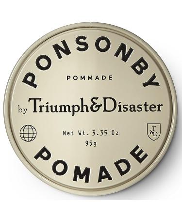 Triumph & Disaster Ponsonby Pomade | Medium Hold Styling Wax for All Hair Types | High Shine Non-Greasy Finish | Men's Hair Care - 3.35 oz - Buy Online on GoSupps.com