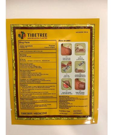 Cheezheng Pain Relieving Plaster - 5 Patch Pack - Buy Online on GoSupps.com