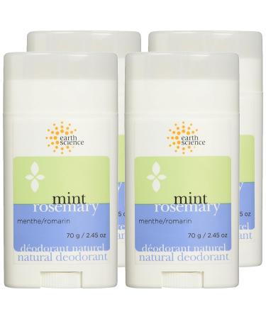 Deodorant - Mint Rosemary 2.5 Ounce (Pack of 4) - Buy Online on GoSupps.com
