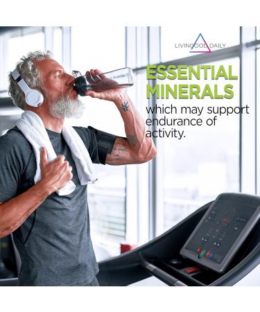 Livingood Daily Electrolyte Powder Lemon Lime - Sugar-Free Hydration Drink with Himalayan Pink Salt - Workout Recovery - Non-GMO Vegan Keto Paleo - 30 Servings 7.1oz - Buy Online on GoSupps.com