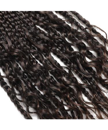 8 Packs Boho Bob Box Braids Crochet Hair 14 Inch - 3X Bohemian Goddess Box Braids in T1B-30 - Synthetic Braiding Hair Extensions for Black Women - Buy Online on GoSupps.com