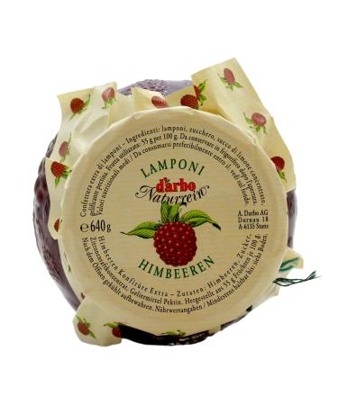 Darbo Naturrein Decorative Glass - Raspberry Jam - 6 x 640g