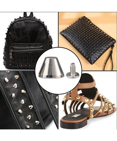 YORANYO 30 Sets 5/16 Silver Barrel Spikes & Studs Kit - Perfect for Handbags, Shoes, Leather Craft, and More - Buy Online on GoSupps.com